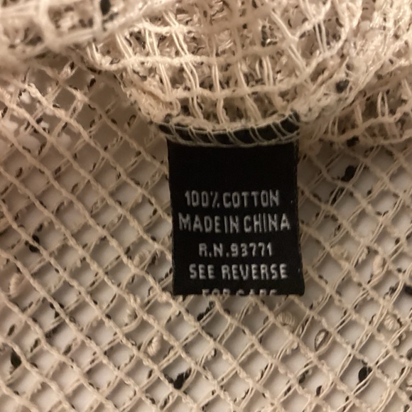 Kaktus Open weave 2 button jacket over shirt Womens medium - Picture 8 of 9